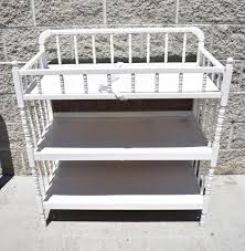 Creating a unique values query. White Unique Baby Changing Table With Storage Estatesales Org