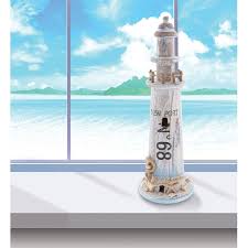 Next, we framed and squared the box. Lighthouse Decor Wayfair