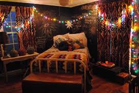 10 Hippie Bedroom Ideas 2021 Making You Free Christmas Lights In Bedroom Hippie Bedroom Decor Hipster Room