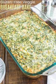 Cheesy Veggie Gluten Free Breakfast Casserole Cupcakes Kale Chips Recipe Vegetarian Breakfast Casserole Cheesy Casserole Recipes Breakfast Recipes Casserole