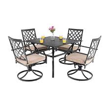 Outdoor Chair W Table Patio Dining Set Large Dining Table Furniture Sets