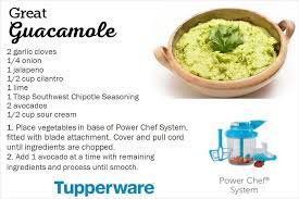 Guacamole Using The Power Chef Tupperware Recipes Tupperware Pressure Cooker Recipes Guacamole