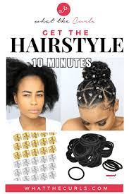 10 Minute Natural Hair Style For Bad Hair Days What The Curls Natural Hair Styles Curly Hair Styles Naturally Curly Hair Styles