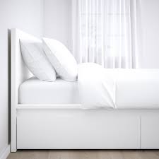 Gressvik ikea struttura letto con contenitore, bianco 269 euro. Letto Ikea Malm Con Contenitore