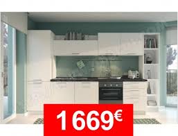 Pack Cuisine Forma Modele Colibri Blanc Mat Uba04 Pas Cher Ubaldi Com