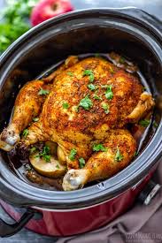 Slow Cooker Whole Chicken Recipe Happy Foods Tube Recipe Stuffed Whole Chicken Leftover Chicken Recipes Chicken Slow Cooker Recipes