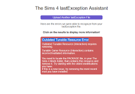 Why not check out some mods? Lastexception Assistant Outdated Tunable Ressource Error The Sims 4 Technical Support Loverslab