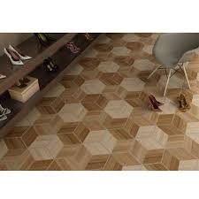 Keramik Lantai Bermotif Kayu Bentuk Hexagon Livingroom Bedroom Kitchen Hexagonfloortiles Hexagon Keramik Lantai Kayu