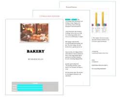 Bakery Business Plan Template With Example And Sample Financials Business Plan Templates Bakery Business Plan Business Plan Template Business Planning