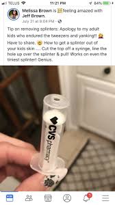 Removing Splinters Baby Life Hacks Splinter Removal Sliver Removal