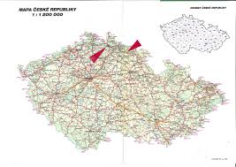 Hauptstadt der tschechischen republik ist prag (= praha), gleichzeitig die größte stadt des landes. Karten Von Tschechien Mit Strassenkarte Und Stadtplan Von Prag