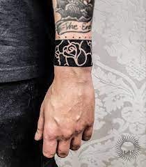 Old School Inspiration Inkstinct Traditional Tattoo Band Tattoos Wrist Band Tattoo