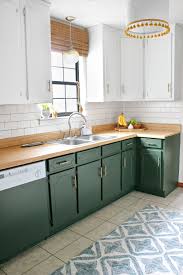 Two Tone Kitchen For 125 This Old House In 2020 Green Kitchen Cabinets Diy Kitchen Renovation Kitchen Renovation
