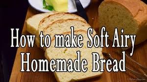 Stir in lard, salt and two cups of the flour. How To Make Soft Airy Homemade Bread Youtube
