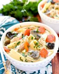 This meal provides 447 kcal, 58g protein, 43g carbohydrate (of which. The Best Slow Cooker Chicken Noodle Soup Fivehearthome
