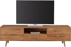 Schräge decken sorgen für eine gemütliche atmosphäre, erschweren es aber, einen schrank bündig. Andas Tv Lowboard Pika Breite 180 Cm Aus Massiver Geolter Eiche Jetzt Bestellen Unter Https Moebel Ladendirekt De W Tv Hifi Mobel Tv Mobel Weiss Lowboard