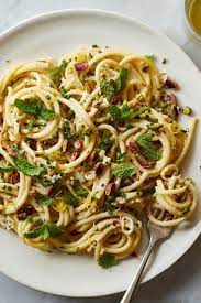 Creamy Bucatini With Spring Onions And Mint Recipe Recipe In 2021 Recipes Mint Recipes Nyt Cooking