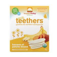 Happy Family Happy Baby Gentle Teethers Banana And Sweet Potato Organic Teething Wafers Walmart Canada
