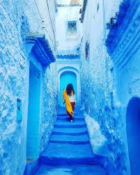 Walking Into The Blue Literally The Christmas Mood Is Almost Over Now Another Week Till The New Year S Celebra India Photography India Travel Rajasthan India