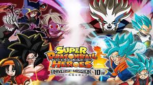 La liste des épisodes  1  ,  2  de dragon ball super , série télévisée d' animation japonaise , est la suite issue du manga dragon ball et la suite directe de la série d'animation dragon ball z  3  ,  4 . Super Dragon Ball Heroes Big Bang Mission Wcostream