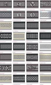 The most common air vent cover material is plastic. Steel Crest Custom Wall Register Vent Covers Wall Vents Air Vent Covers