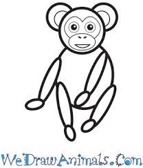 Drawing lessons for kids drawing tutorials for kids easy drawings for kids drawing ideas chihuahua drawing panda drawing easy pictures to draw simple pictures animal drawings. How To Draw A Simple Chimpanzee For Kids