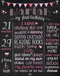 Happy Birthday Poster Board Ideas For Girls Chalk Board Bday Poster 1 Year Old Birthday Chalkboard Birthday Printable Chalkboard S In 2020 First Birthday Posters Birthday Chalkboard Sign 1st Birthday Signs
