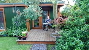 John Enjoying His New Dad Pad Garden Room Granny Annexe Garden Buildings