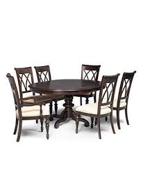 1399 From Macy S Bradford Dining Room Furniture 7 Piece Set Round Table 4 Side Chairs A Round Dining Room Dining Room Furniture Sets Furniture Dining Table