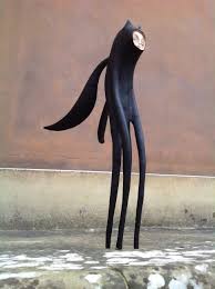 Long Limbed Mythical Characters Carved From Hawthorn Wood By Tach Pollard Creepy Art Sculpture Art Colossal Art