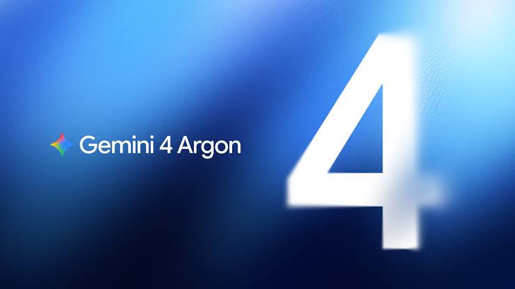 Google's flagship Gemini 4 Argon model, AI generated