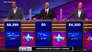 The contestants couldn't come up with the answer of packers in the first question, but got celtics in the second. Aaron Rodgers Misses Final Jeopardy Question Still Wins Youtube