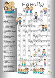 Crossword puzzles are for everyone. English Esl Family Crossword Worksheets Most Downloaded 14 Results
