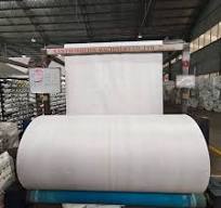 Gulungan Kain Tubular Kustom Gulungan Kain Katun Gulungan Kain  Polipropilena Bahan PP Gulungan Kain Tenun untuk Membuat Tas Fibc