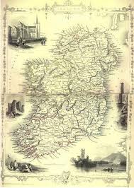 Free Irish Genealogy Ebooks Old Map Vintage Map Ireland Map