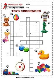 Crosswords, word searches, word scrambles, matching quizzes Toys Crossword Esl Free Printable Worksheets Worksheets Pdf