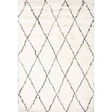 Black And White Wool Rug Uk Blair Moroccan Hand Tufted Ivory Rug Area Rugs Wool Area Rugs Beige Area Rugs