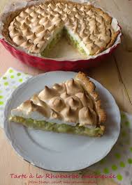 Tarte A La Rhubarbe Meringuee Mon Show Colat Mes Gourmandises Recette Tarte Rhubarbe Gourmandise