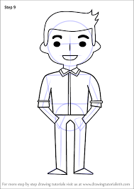 Learn How To Draw Standing Boy For Kids People For Kids Step By Step Drawing Tutorials So this is my first really good drawing of a anime guy. learn how to draw standing boy for kids