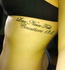 Explore the various pages of our site and you will learn a lot of interesting. My First Tattoo Corinthians 13 8 Tattoos Tattoos And Piercings Get A Tattoo
