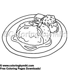 Check out our coloring pages selection for the very best in unique or custom, handmade pieces from our coloring books shops. Delicious Meals Salisbury Steak Coloring Page 2054 Coloring By Miki
