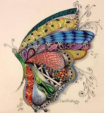 Pin By Just For You Prophetic Art On Drawings And Cartoons Tangle Art Butterfly Art Zentangle Art