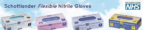 Hand protection, especially for people with latex allergies. Flexiblenitrile