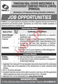 Supervises and directs technical personnel to develop, analyze, and negotiate complex real estate activities involving the disposition of city property interests, encroachments, leases, and acquisitions of land and/or General Manager Gm General Manager Procurement General Manager Contracts Assistant Building Caretaker Jobs In Pakistan Real Estate Investment Management Company Primaco
