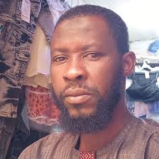 This man identified as Mallam Nuhu Abdullahi sells watermelon in Gombe main  market. With proceeds from watermelon, Mallam Nuhu was able to fund his  wedding, build his house and sustain his three