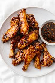 Soy Garlic Ginger Chicken Wings Are A Sticky Sweet And Flavorful Appetizer With A Kick The Perf In 2020 Garlic Ginger Chicken Chicken Wing Recipes Wing Sauce Recipes
