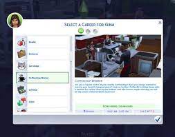 Careers · new to this category: Mod The Sims Coffeeshop Worker Career By Satira Sims 4 Downloads Sims 4 Jobs Sims 4 Sims 4 Gameplay