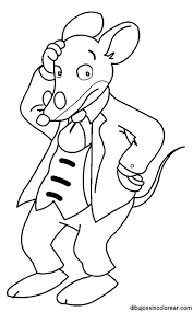 Shaun the sheep coloring pages. Geronimo Stilton Coloring Pages Learny Kids