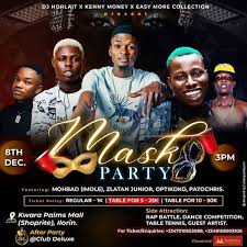 Zlatan's success on the pitch including league titles with psg brings in the big money off zlatan ibrahimovic, preferably one of the famous names in the world of football. Dj Horlait Mask Party The Palms Shopping Mall Ilorin December 8 To December 9 Allevents In