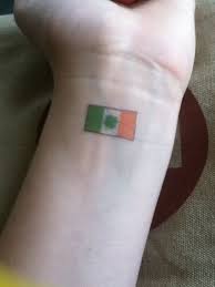 An irish inspired emblem in amazing colors works perfectly when done with amazing colors. Irish Flag Tattoo Defiantly Getting Irish Flag Tattoo Flag Tattoo Tattoos
